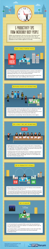 5 productivity tips from incredibly busy people 52615450c02d9 w587 1